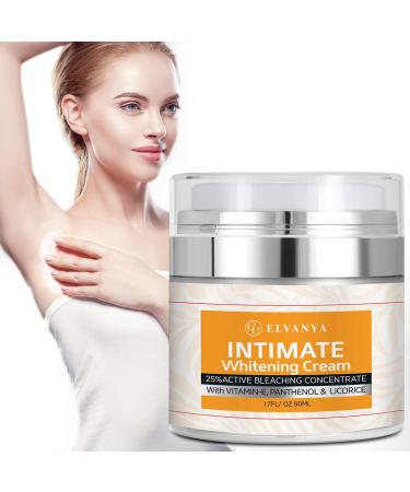 Elvanya Intimate Area Dark Spot Corrector Cream-Underarm Cream With Instant Results for Knees,Neck-Upgraded Formula 1.7