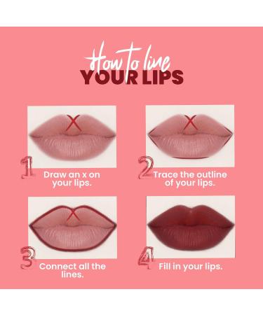 Buy MAR S Matte Lip Liner - Long Lasting One Swipe Application (01-LUSTY) | International Shipping Available - Buy Online on GoSupps.com