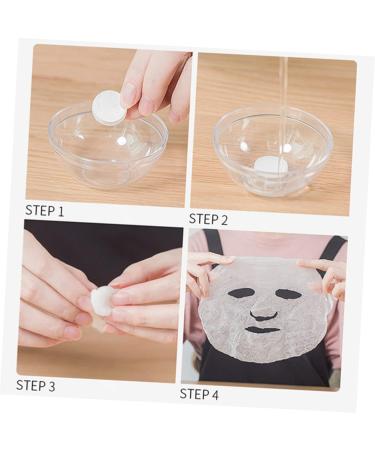 100pcs Disposable Compressed Facial Masks | Non-Woven Skincare Face Masks for Hydration & Brightening - Buy Online on GoSupps.com