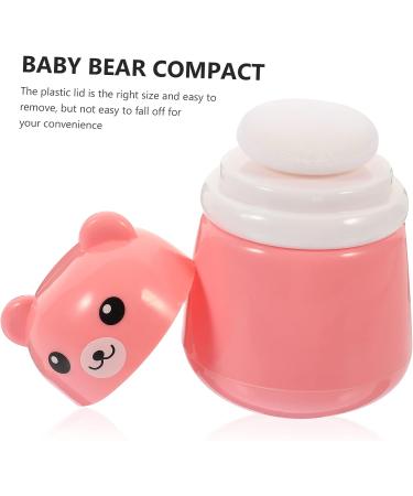 Healvian 2pcs Pink Body Powder Puff & Container Set - Travel-Friendly Body Powder Accessory Kit - Buy Online on GoSupps.com