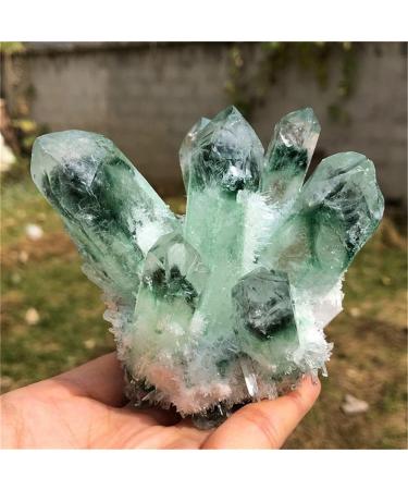 for 400G+Natural Green Quartz Quartz Cluster Crystal Green Quartz Point Specimen Degaussing Decor Collection Crystal Cluster - Buy Online on GoSupps.com