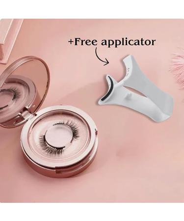 Bellaire Magnetic Lashes with Applicator Bellaire Bella Magnetic Eyelashes Natural Look Lumentes 3D Reusable Magnetic Eyelashes No Glue or Liner Needed (Natural+Thick) - Buy Online on GoSupps.com
