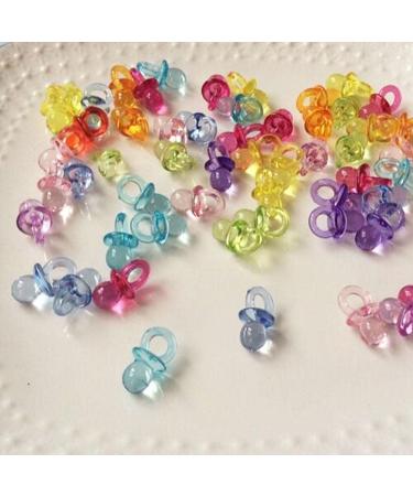 50Pcs Mini Pacifier Cake Decorations - Baby Shower & Birthday Party DIY - Random Colors - Buy Online on GoSupps.com