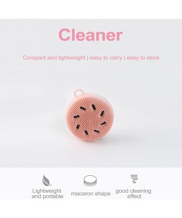 Face Exfoliator Brush | Super Soft Face Scrub Brush with Soft Bristles | Manual Face Wash Scrub for Face Skincare Exfoliator Brush for Cleaning Thaely Pink - Buy Online on GoSupps.com