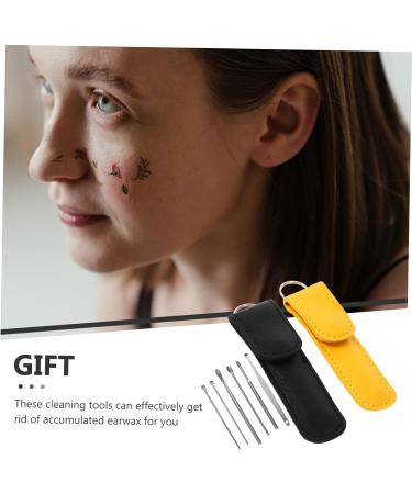 Hemoton Stainless Steel Ear Cleaner 4 Sets - Portable Ear Cleaning Tool for Household Wax Removal - Buy Online on GoSupps.com
