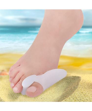 MICPANG Bunion Corrector: Bunion Pads Splint for Men and Women, Gel Silicone Big Toe Separator Cushion - White (3 Pairs) - Buy Online on GoSupps.com