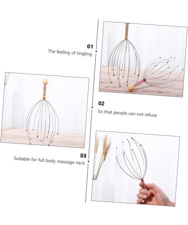 Buy Healvian 18-Piece Multi-Function Handheld Massager Tool Steel & Wood Massage Brush for Pain Relief & Relaxation - International Shipping Available - Buy Online on GoSupps.com