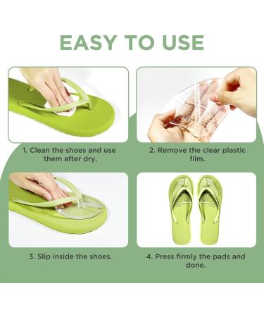 Gel Metatarsal Pads & Toe Protectors for Flip-Flops | Ball of Foot Cushions for Forefoot Pain Relief - Unisex 2 Pairs (Clear - Buy Online on GoSupps.com