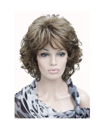 Lydell Kunsthaar wig short corrugated brown black blonde 12tt26 LT red-brown golden brown scenes #12TT26 LT red-brown painted golden brown