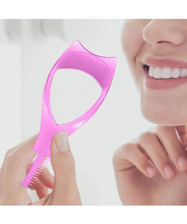 Mascara Guard For Eyelashes Eyelash Guard Reusable Mascara Guard Tool Eyelash Comb Handheld Mascara Guard Eyelashes Tool for Beginners Upper And Lower Eyelashes Hot Pink - Buy Online on GoSupps.com