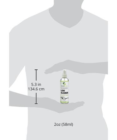 Green Oak Professional Lens Cleaner Spray Kit - Safely Cleans Eyeglasses, Cameras, and Lenses - 2oz Travel Pack - Buy Online on GoSupps.com