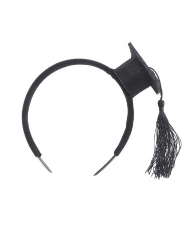 BinaryABC Graduation Hat Headband Mini Bachelor Cap Headband Graduation Party Supplies 2023 Graduation Decorations