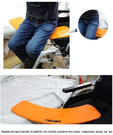 Slide Transfer Board Heavy Duty Curved Transfer Board Slide Assist Device for Patients Elderly and Disabled - Buy Online on GoSupps.com