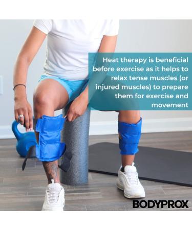 Bodyprox Shin Splint Ice Pack 2 Pack - Reusable Hot/Cold Wrap for Shin Splints Relief - Flexible Ice Pack for Runners - Buy Online on GoSupps.com