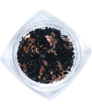 Nail Art Sequins Halloween Nail Glitter Decals Day of the Dead DIY Manicure Decor Black Halloween Nail Art Sequins halloween nail art stickers - Buy Online on GoSupps.com