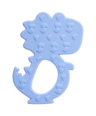 Akuku Dinosaur Baby Bite Ring - BPA Free Silicone Teething Toy for Girls | Cooling Grief Ring & Biting Aid - Buy Online on GoSupps.com