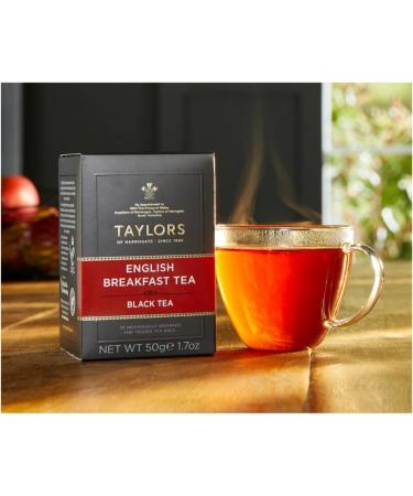  TAYLORS Taylors | English Breakfast Full and Bright Black Tea | Indian Black Tea for Breakfast - 2 x 20 Filters (100 Gr) - Buy Online on GoSupps.com