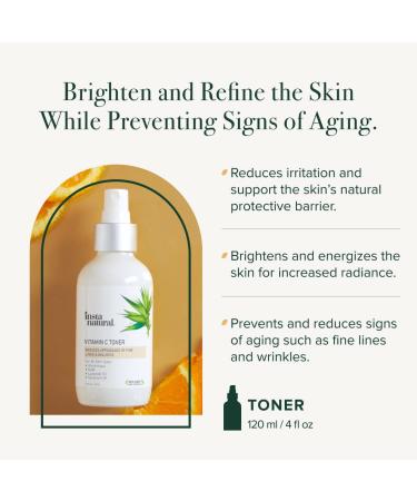 InstaNatural Vitamin C Toner - Refreshing Skin Care 4 fl oz (120 ml) - Buy Online on GoSupps.com