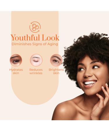 Vitamin C & Collagen Under Eye Patches 3 Pack | Reduce Dark Circles & Puffiness | Anti-Aging Eye Pads | Cruelty-Free Korean Skincare (15 Pairs - Buy Online on GoSupps.com