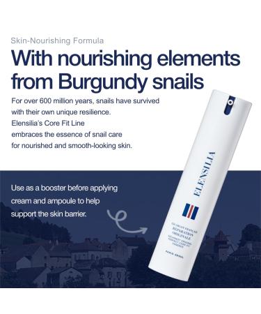 Elensilia Escargot Original Perfect Core Fit Essence, 50ml (1.69oz) Hydrating & Rejuvenating Essence for Smooth, Radiant Skin - Buy Online on GoSupps.com