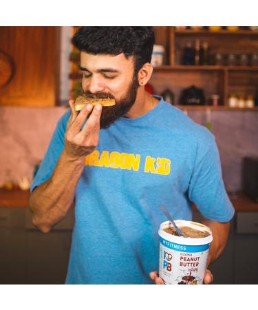 MYFITNESS Chocolate Peanut Butter Crispy I LOVE PB Non-GMO Gluten-Free No Preservative All Natural Ingredient High Protein Peanut Butter Made with American Recipe 1.2 kg - Buy Online on GoSupps.com