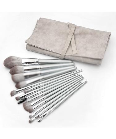 14 Wooden Handle Makeup Brush Set - Powder Shadow Eyebrow Brushes - Eco-Friendly Makeup Tools for Flawless Application - Buy Online on GoSupps.com