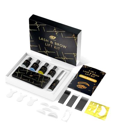 Omysda 2-in-1 Brow Lamination and Lash Lift Kit | Professional At-Home Eyebrow & Lash Perm | Long-Lasting Results | Instant Lifting & Curling | DIY Eyelash & Brow Perm - Buy Online on GoSupps.com
