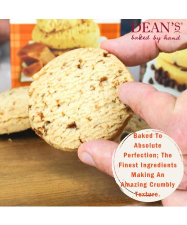 Deans Scottish Butterscotch Shortbread Biscuit - 130g Pack Luxury Butterscotch Shortbread Rounds. Great Flavour & Texture For Dunking In Tea/Coffee. Slowly Baked By Hand To An Original Scottish Recipe - Buy Online on GoSupps.com