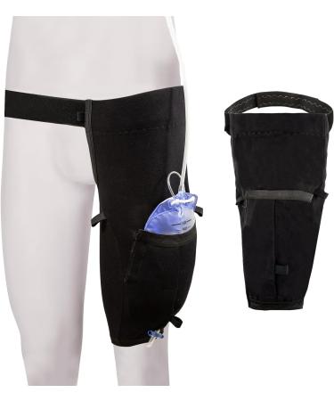 Premium Catheter Leg Bag Holder - Cotton Urinary Drainage Sleeve for X-Large Comfort & Support - Buy Online on GoSupps.com