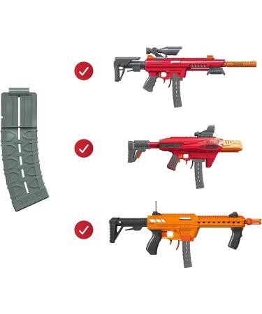 Dart Zone Pro-Series 15-Round Standard-Length Dart Magazine 3-Pack - Gray - Buy Online on GoSupps.com