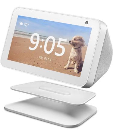 Adjustable White Stand for Echo Show 5 (1st Gen) - Enhance Your Viewing Experience - Buy Online on GoSupps.com