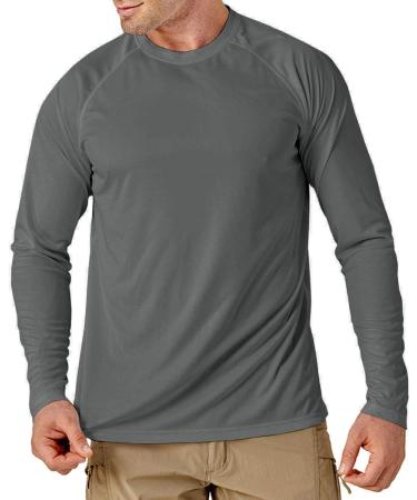 Buy Magcomsen Men UV Shirt UPF 50+ | Fast-Drying Long-Sleeved Hiking & Training Shirt - Buy Online on GoSupps.com