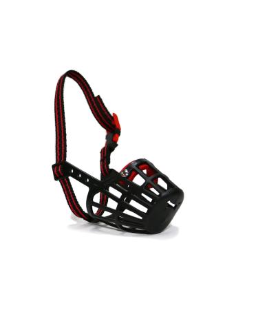 Ancol plastic muzzle for dogs natural 3