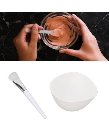 Face Mask Mixing Bowl Set DIY Facemask Mixing Tool Kit with Mask Bowl and Silicone Brush Silicone Lightweight Exquisite Silicone Brush Set - Buy Online on GoSupps.com
