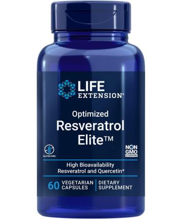 Life Extension Super Ubiquinol CoQ10 60 Softgels and Optimized Resveratrol Elite 60 Vegetarian Capsules Bundle - Buy Online on GoSupps.com