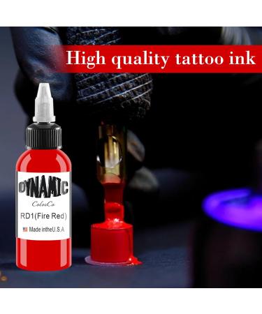  DLDN01 Red Tattoo Ink - The Latest Permanent Body Colour - Classic Red - 120ml - Buy Online on GoSupps.com