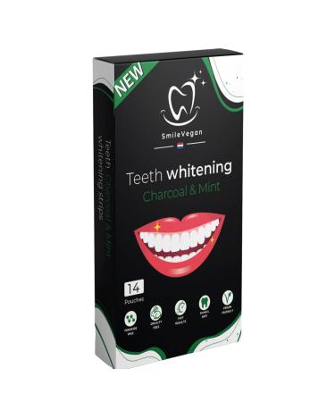 Smile Vegan Professional Teeth Whitening Strips - 28 Strips - Teeth Whitening Strips - Teeth Whitening Kit - Whiter Teeth - Teeth Whitening - Without