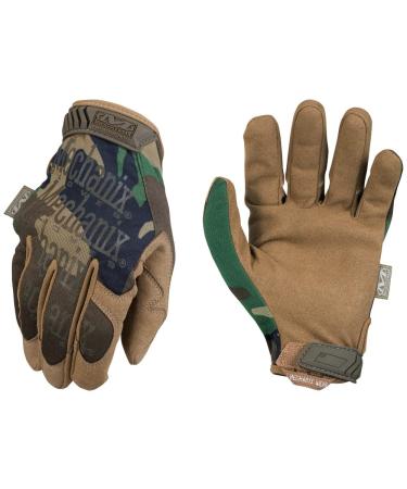Mechanix Wear - Original Woodland Camo Tactical Gloves (Large, Camouflage) (MG-77-010)