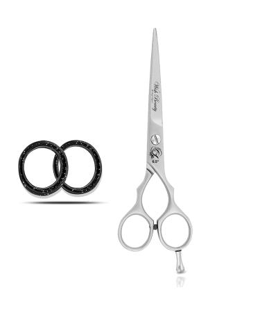 Wishbeauty Hairdressing Scissors for All Hair Type Hair Cutting Scissors for Hairdressers Barbers Professionals Personal use and for Beard or Moustache Trimming