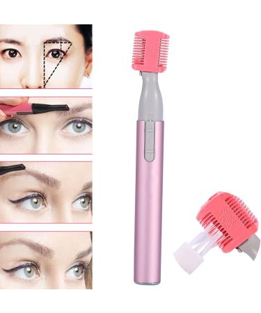 Aoaoy Electric Eyebrow Trimmer Eyebrow 14 4 3 New Portable Electric Face Eyebrow Hair Body Blade Shaver Remover Trimmer Pink - Buy Online on GoSupps.com