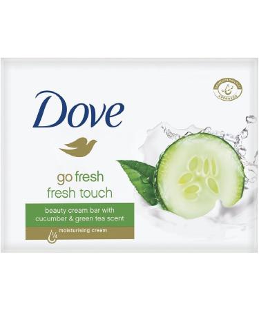 Dove - Fresh Touch Soap Bars - Cucumber & Green Tea Scent - (12 bars) - Buy Online on GoSupps.com