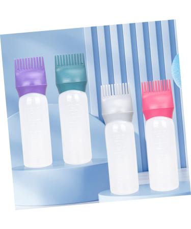 SAFIGLE Flacon Applicateur Peigne 6 Pi ces Bouteille De Teinture Capillaire Gradu e R utilisable Pour Coloration Cheveux - Buy Online on GoSupps.com