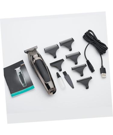FOMIYES Hair Shaver & Barber Shears for Men | Beard Trimmer Hair Clippers & Body Hair Grooming Tool - 18x7.5cm Black - Buy Online on GoSupps.com