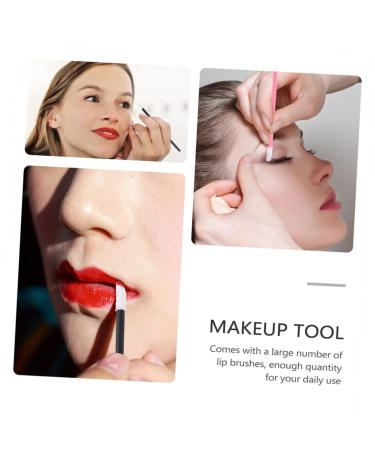 300 Pcs Cotton Swab Lip Balm Applicator & Lipstick Brush Wooden Handle Makeup Tools for Women - Buy Online on GoSupps.com