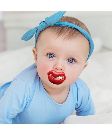 Buy Funny Buck Tooth Pacifier | Soft BPA-Free Silicone Pacifiers for Babies (3PCS) - Comical Baby Teeth Design - Buy Online on GoSupps.com