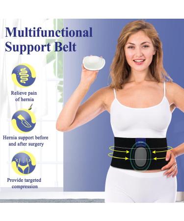 Buy Umbilical Hernia Belt for Men & Women | Post-Surgery Abdominal Support Binder | 32-42 Inch Compression Belly Band - Buy Online on GoSupps.com