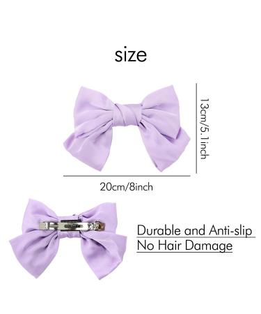 Cinaci 12 Pack Satin Hair Clips - Handmade 8-Inch Alligator Hairdressers for Women & Girls - Buy Online on GoSupps.com