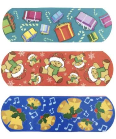Holiday Bandages Box of 30 - Perfect Stocking Stuffers for Christmas | International Shipping Available - Buy Online on GoSupps.com