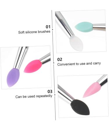 Hemoton 18 Pcs Eye Shadow Brush Cream Eyeshadow Lip Brush Eyeshadow Brush Kit Transparent Plastic Handle - Buy Online on GoSupps.com