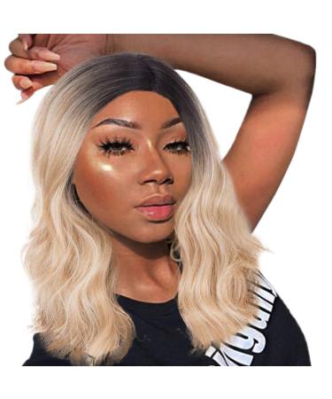 Wig Women Long Hair Gold Brazilian Wavy Long Cosplay Synthetic Curly Women Hair 60s 50s 70s 80s